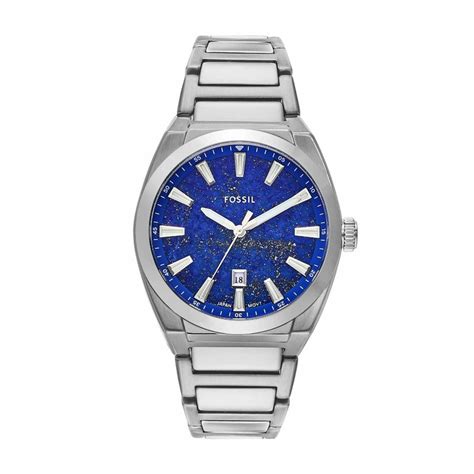 Buy Fossil Men Blue Round Dial Analog Watch - FS6058 (S) Online