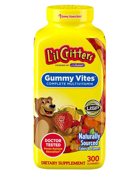 L'il Critters Multivitamin Gummy Vites, 300 Gummy Bears - Whole And Natural