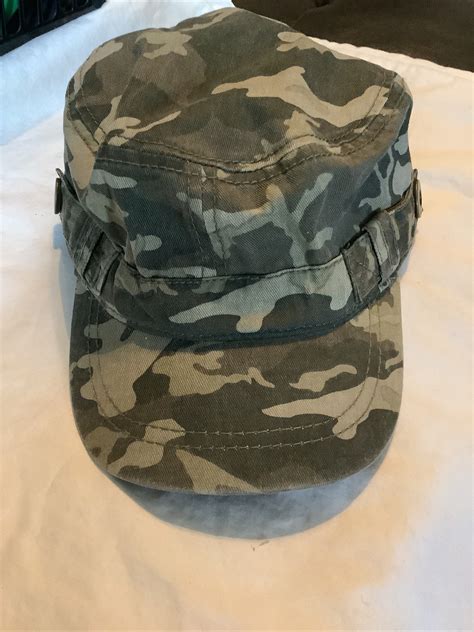 Cadet Military Army Camo Camouflage Cap Hat - Gem