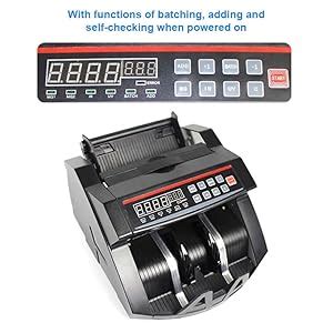 Smars® UV/MG-2108 Multi-Currency Bill Counter Money Counting Machine ...