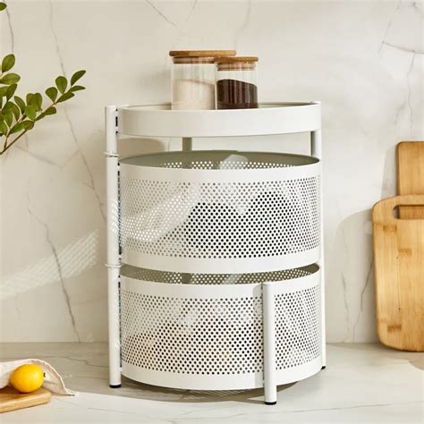 Buy Corsica Tranzit 2-Tier Trolley - White from Corsica by Home Centre ...