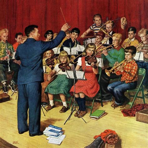 Buy Marmont Hill Vintage-Americana 'School Orchestra' Canvas Wall Art ...