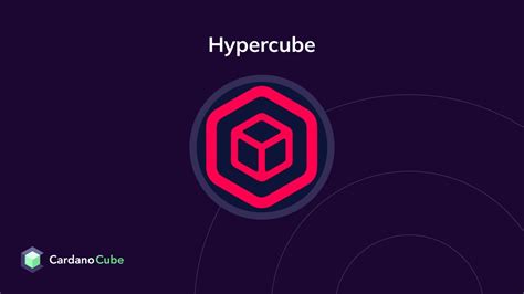 Hypercube (Cardance Swap) ($CUBE) on the Cardano Blockchain | Prices ...