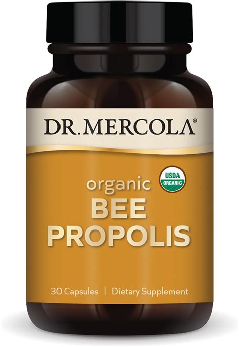 Amazon.com: Dr. Mercola Organic Bee Propolis, 30 Servings (30 Capsules ...