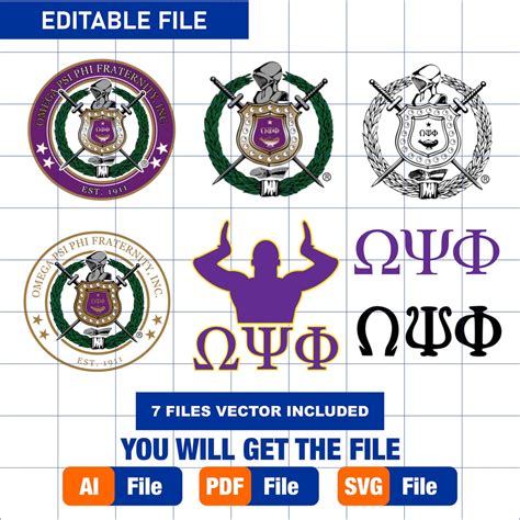 Omega Psi Phi Logo, Omega Psi Phi Logo Vector , Omega Psi Phi Symbol ...