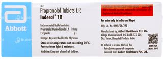 Inderal 10 Tablet: Uses, Side Effects, Price & Substitutes