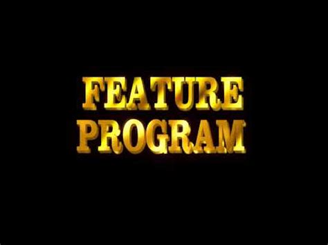 Image result for 2001 Feature Program