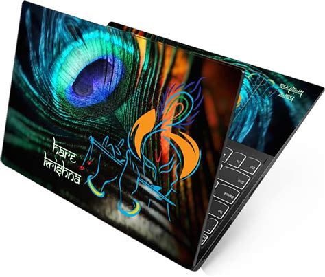 Dzazner HD Printed Full Body Laptop Skin Sticker Vinyl Fits for Size ...