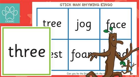 Words Rhyming With Tree