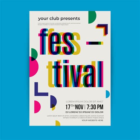 Editable festival flyer Images - Free Download on Freepik