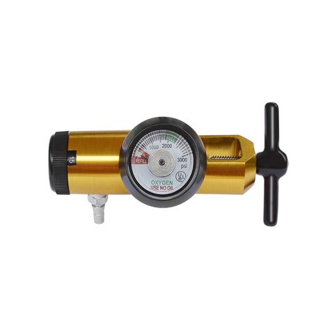 Healvaluefit Mini Oxygen Tank Regulator Cga 870 Connection Gauge Flow ...