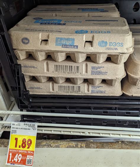 18-Count Cartons Of Kroger Eggs Just $1.49 At Kroger - iHeartKroger