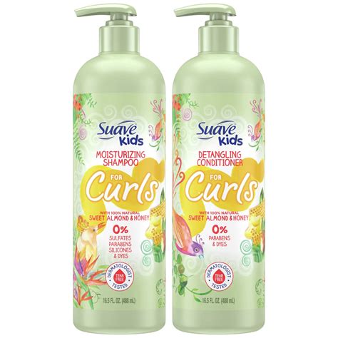 Amazon.com: Suave Kids Shampoo & Conditioner for Curls, Sweet Almond ...