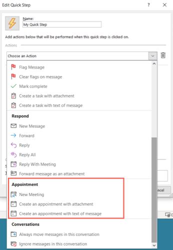 Image result for Outllook Quick Step Enable