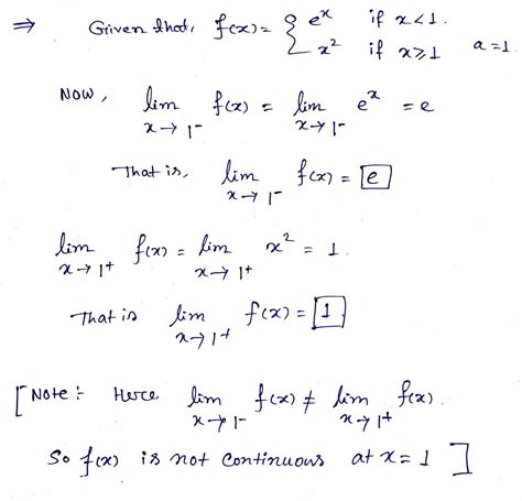 [Solved] Consider the following. f(x) = Jex ifx
