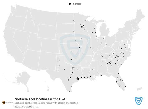 List of all Northern Tool locations in the USA - ScrapeHero Data Store