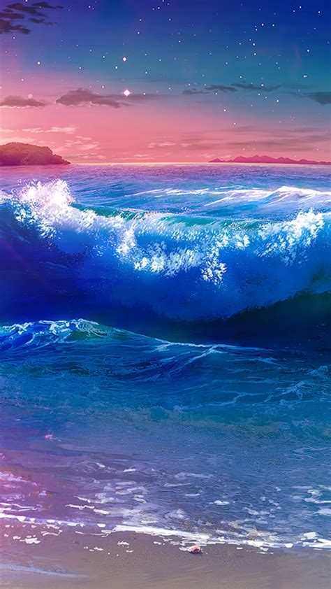 Anime Ocean Scenery