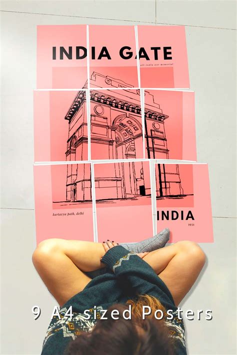 India Gate- Block Kit Posters – froheyo