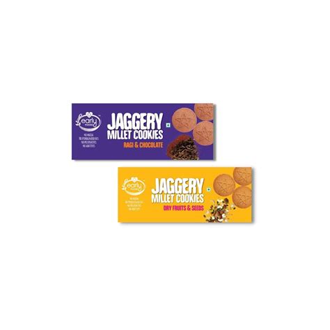 Early Foods - biscuits combo pack - Dry Fruit & Ragi Choco Jaggery ...
