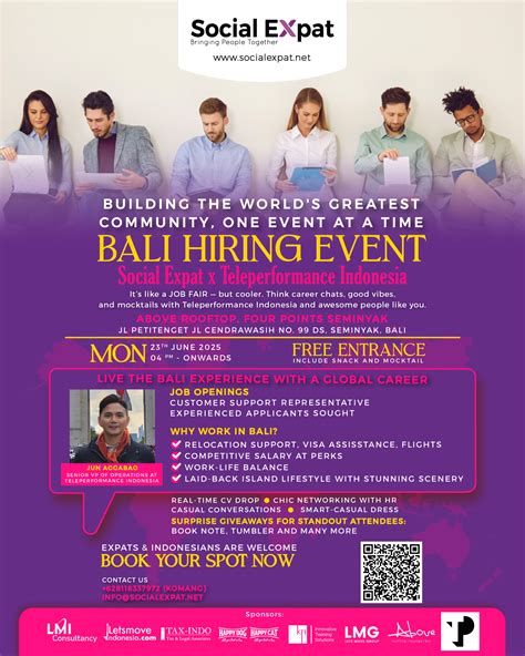 Bali Hiring Event x Teleperformance Indonesia at Above Rooftop, Four ...