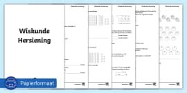 Wiskunde Hersieningsboek
