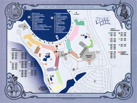 Disney Boardwalk Inn Map