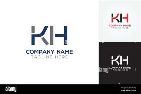 KH Logo monogram with negative space style design template 2771652 ...