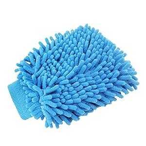 Suzec Microfibre Wash and Dust Chenille Mitt Cleaning Gloves (1 PC ...