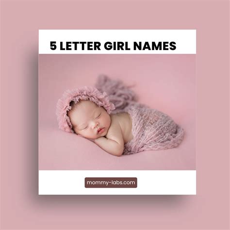 5 Letter Girl Names - 300+ Alluring & Creative Options