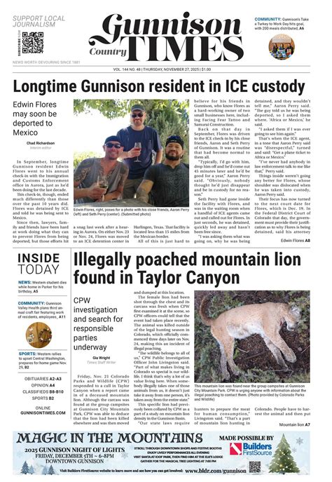 Gunnison Country Times November 27, 2025 - Gunnison Country Times