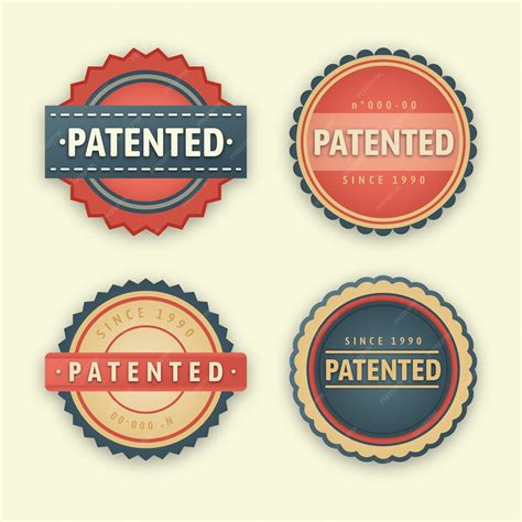 Patented Stamp Vector 的图像结果