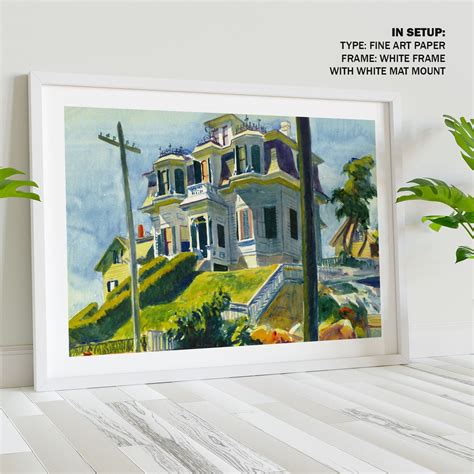 Haskells House 1924 Painting & Wall Art Print by Edward Hopper ...