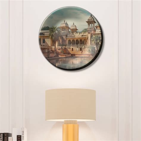 Vintage Maharaja's Palace Ceramic Wall Plate Home Décor – Chalk My Theme