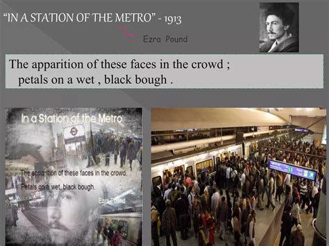 Modernism and In a Station of the Metro poem by Ezra Pound | PPTX