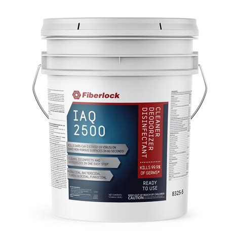Buy FIberlock IAQ 2500 5 Gallon: Multipurpose Disinfectant & Cleaner ...