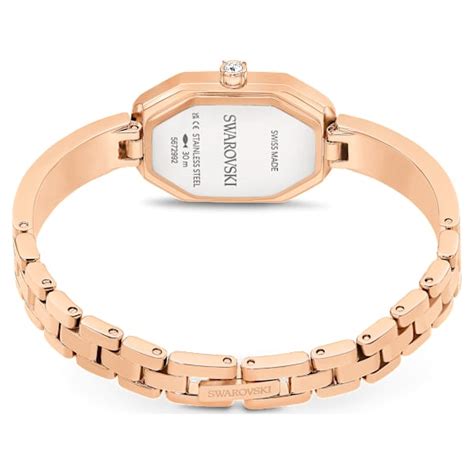 Dextera bangle watch, Swiss Made, Metal bracelet, Rose gold tone, Rose ...