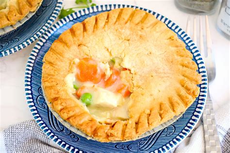 Air fryer Frozen Pot Pies - Effortless Comfort Food - Upstate Ramblings