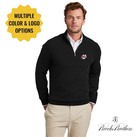 BROOKS BROTHERS MENS STRETCH 1/4 ZIP SWEATER | UMass Store