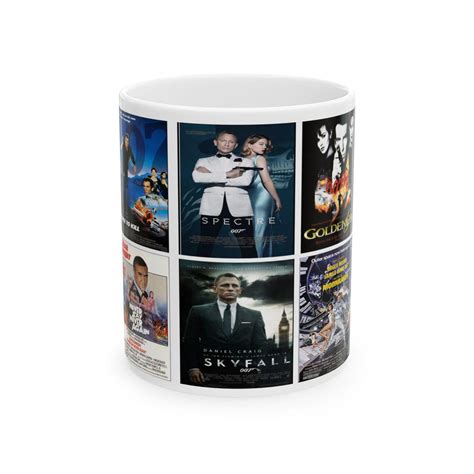 Buy Modern James Bond Film Icons Mug - the Perfect Gift for a 007 Film ...