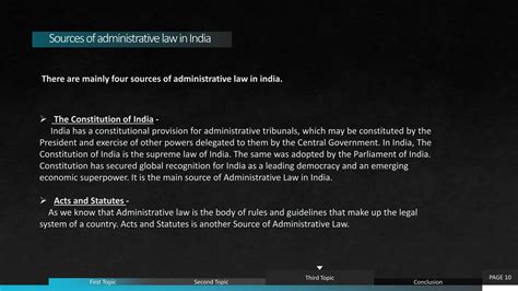 Administrative Law background , meaning | PPT