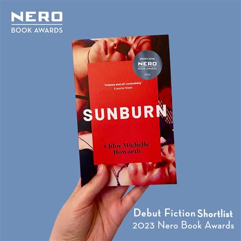 Sunburn by Chloe Michelle Howarth shortlisted for Nero Book Awards