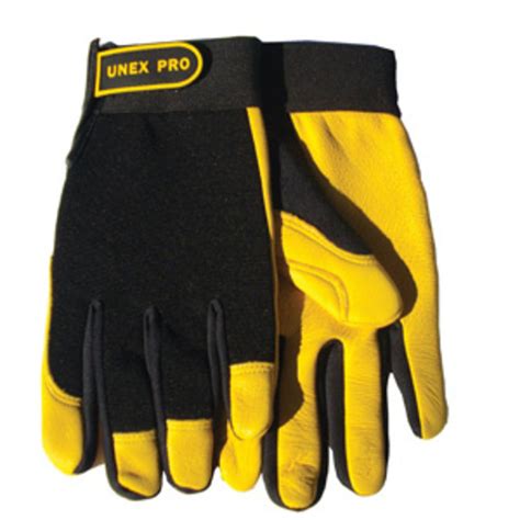 Unex Glove General Purpose M Yellow Spandex Back - Siwash Sports