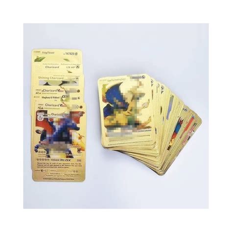 Buy 55PCS TCG Deck Box Gold Foil Card Assorted Cards(13 V Series Cards ...