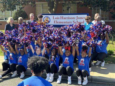 Renaming ceremony held for Lois Harrison-Jones Elementary School in ...