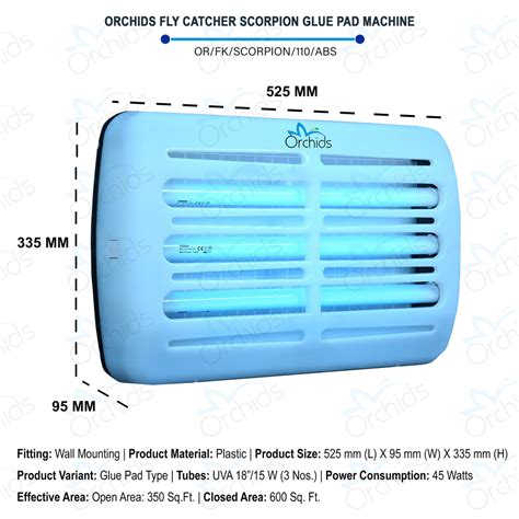 Orchids Fly Catcher Scorpion Glue pad Machine Fly Insect Killer Machin