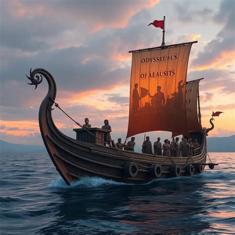 The Symbolism of Odysseus's Ship: A Vessel of Change - Greek Mythology