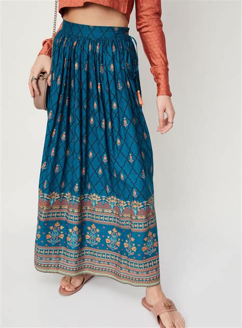 Buy Women Floral Printed Maxi Skirt Online at just Rs. 999.0 ...