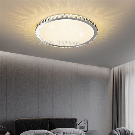 Round LED Bedroom Ceiling Lamp – Elegant and Versatile Lighting