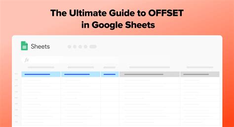 Image result for Google Sheets Offset Function