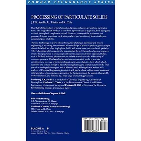 Processing of Particulate Solids: 9 (Particle Technology Series) Book ...